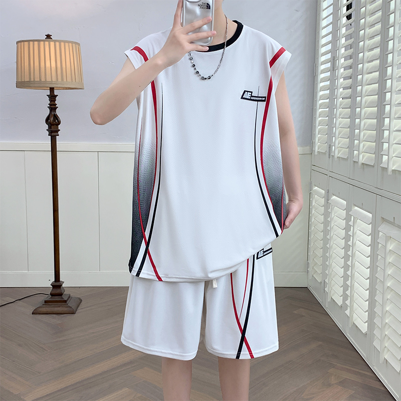 Shirt Camp Collar - Set Pakaian Olahraga Kasual Pria 2