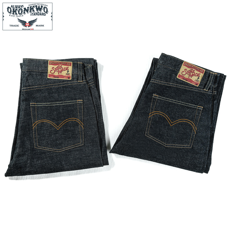 Celana jeans pria OKONKWO 15oz - Levis Jeans 501 ulasan dan harga