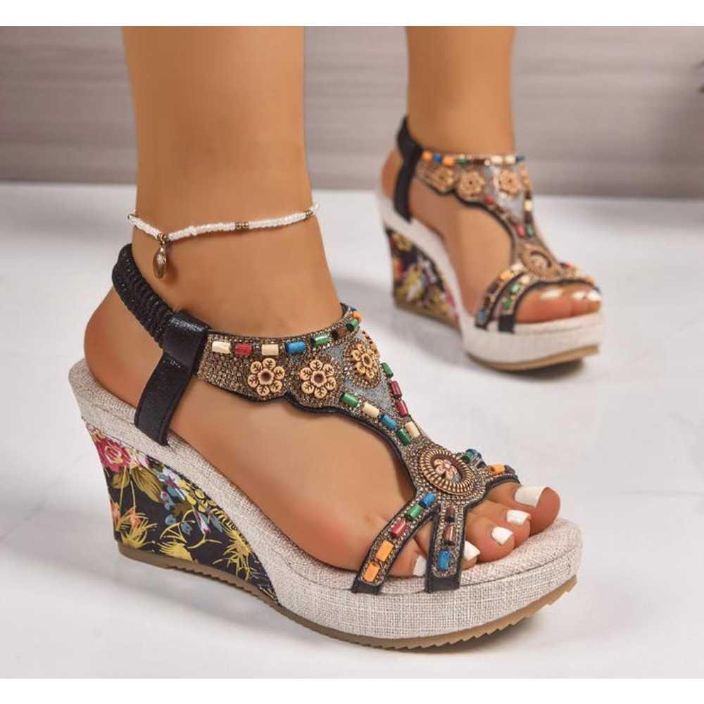 Sandal Wanita Kulit Musim Pana - Casual Sandal Leather ulasan dan harga