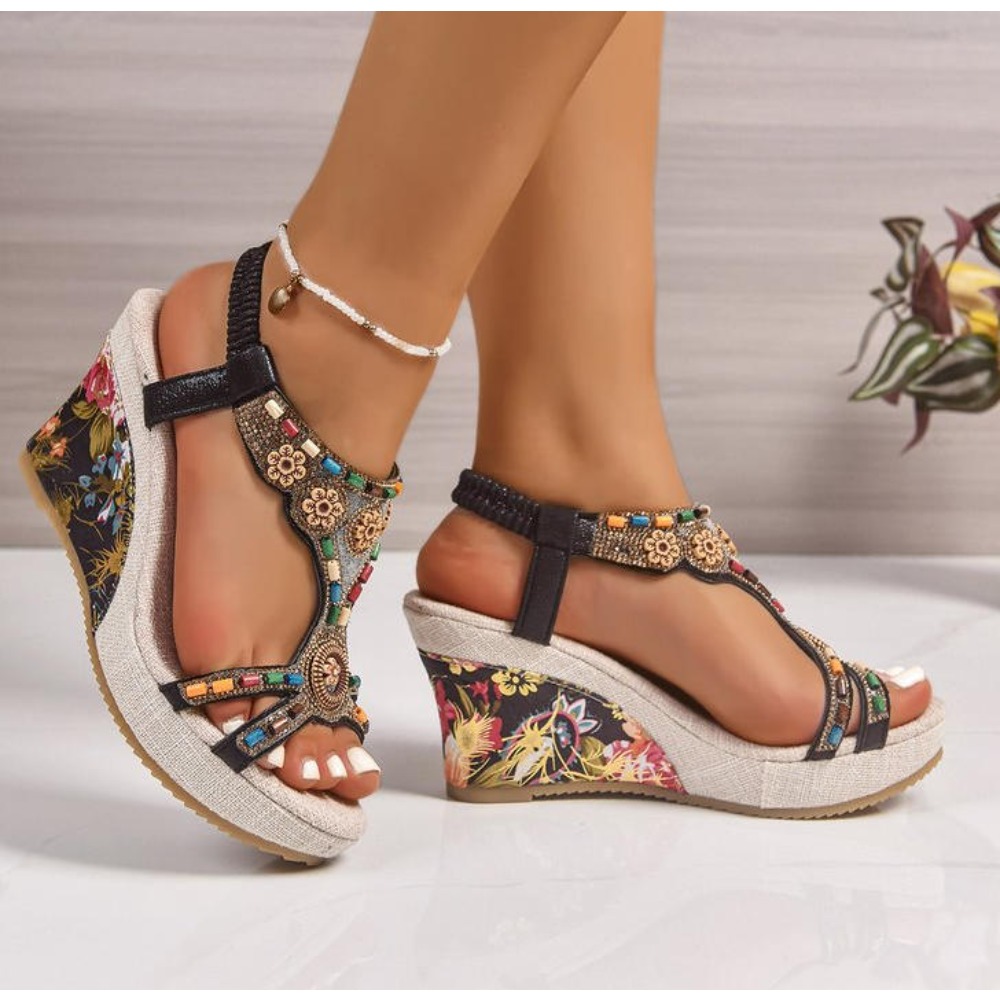 Sandal Wanita Kulit Musim Pana - Casual Sandal Leather ulasan dan harga