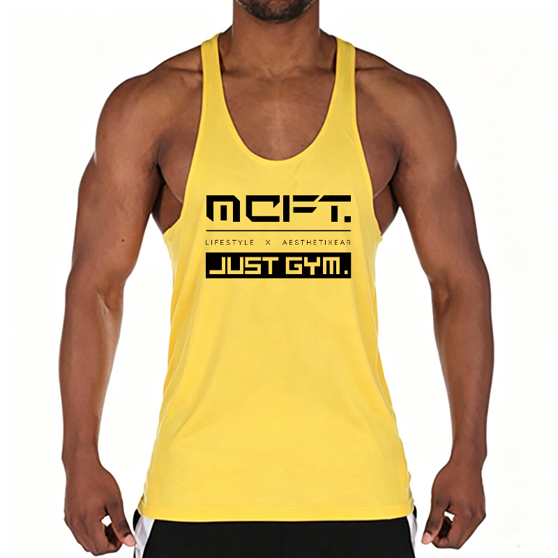 Kaos Tank Top Katun Pria untuk - Tank Top Muscle ulasan dan harga
