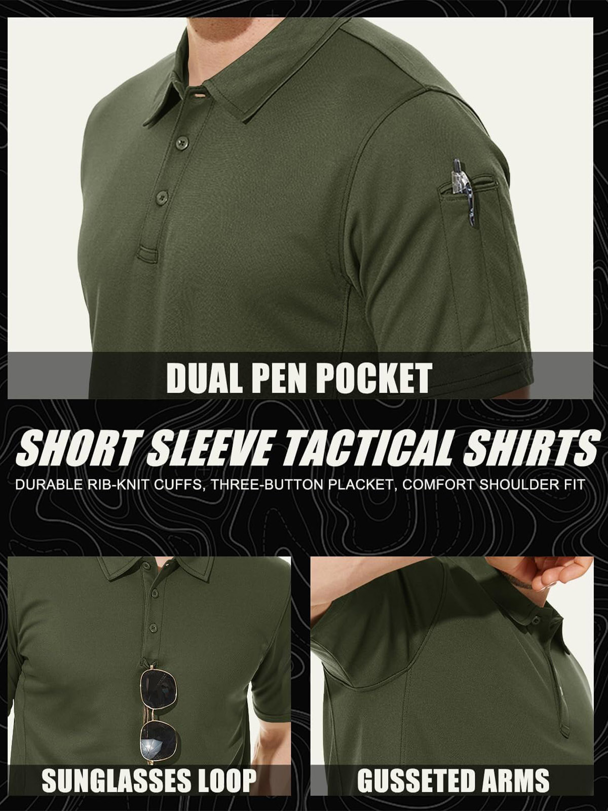 MAGCOMSEN Kemeja Polo Pria Len - Polo Shirt Pique ulasan dan harga