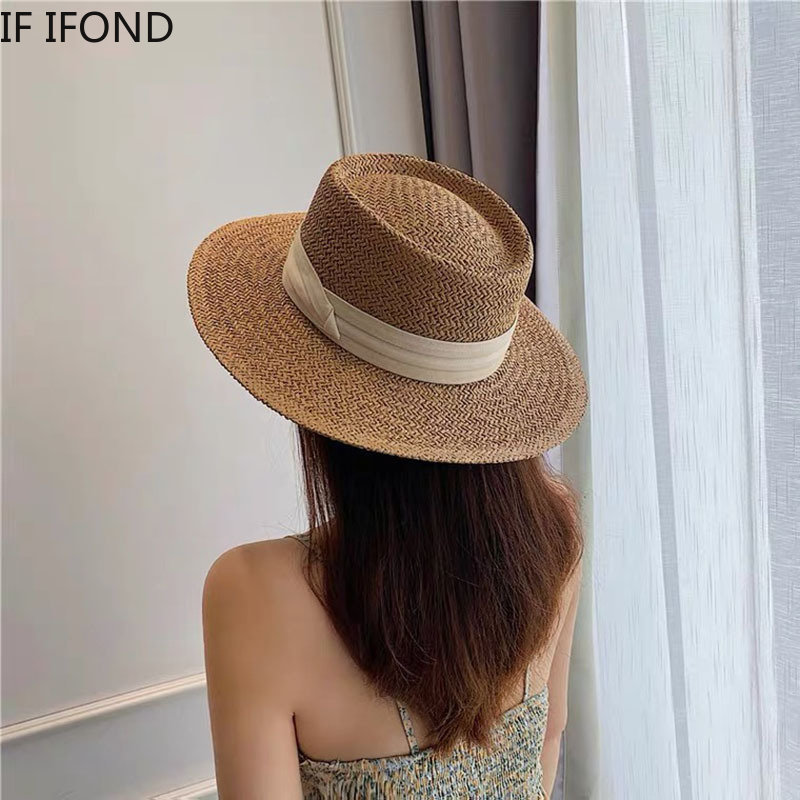 Topi Jerami Bersirkulasi Musim - Bucket Hat Straw ulasan dan harga