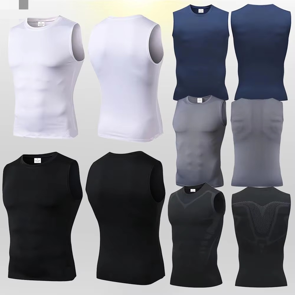 Tank Top Kompresi Pria Baru, K - Tank Top Muscle ulasan dan harga
