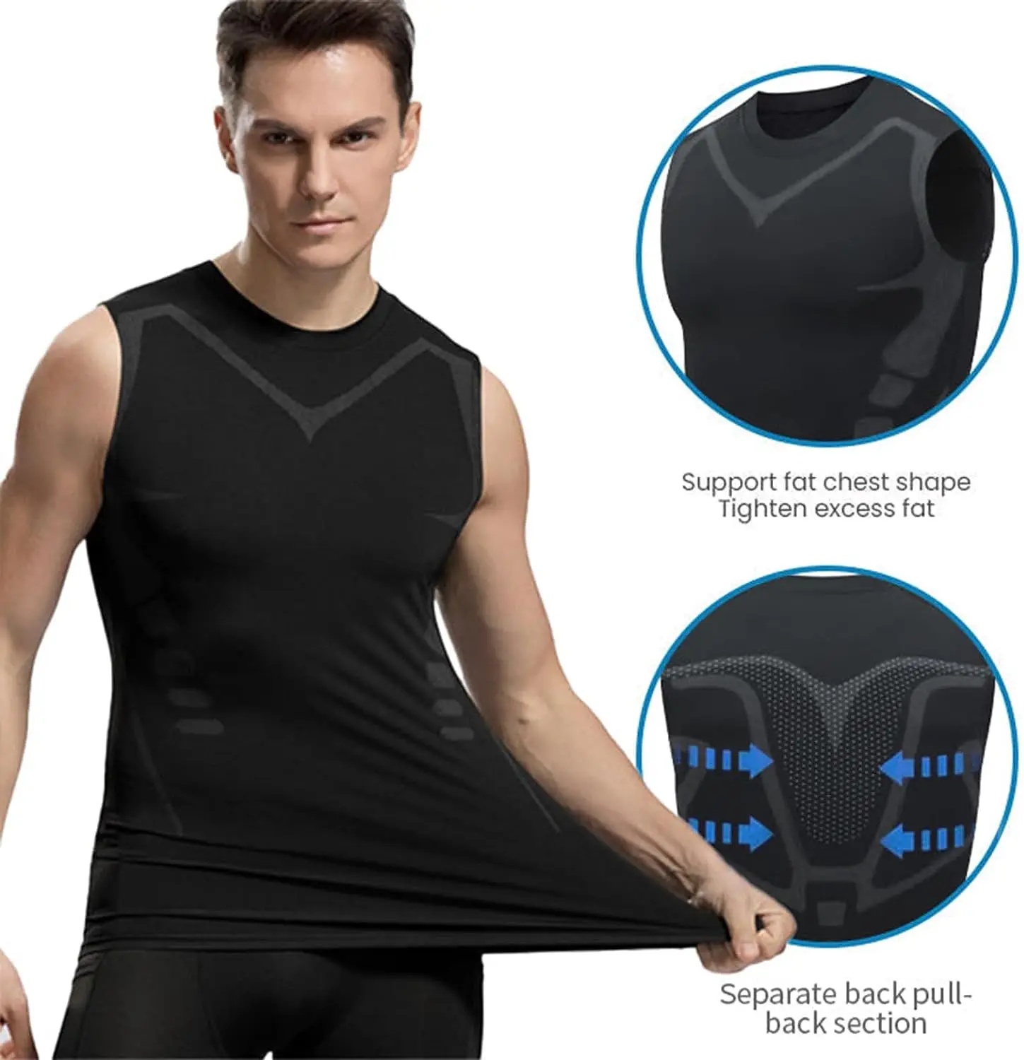Tank Top Kompresi Pria Baru, K - Tank Top Muscle ulasan dan harga
