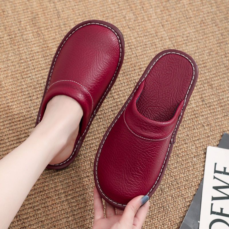 Sandal Kulit Rumah Pria dan Wa - Flip Flop Leather Men ulasan dan harga